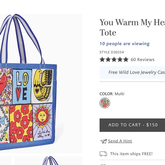 Brighton canvas tote bag - Picture 7 of 7